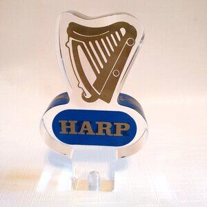 RARE Vintage HARP Lager Tap Handle Guinness Harp